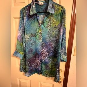 Southern lady size 1x blouse